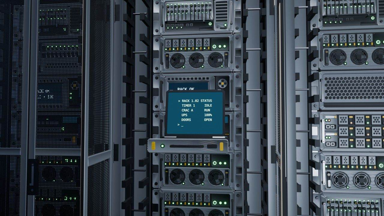 With scripts on: the doors open, the KVM waits a beat, then the drawer slides out and the screen lifts.