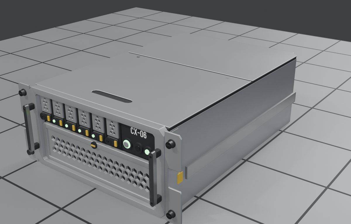 Decorative compute, storage, switch and blank server blades