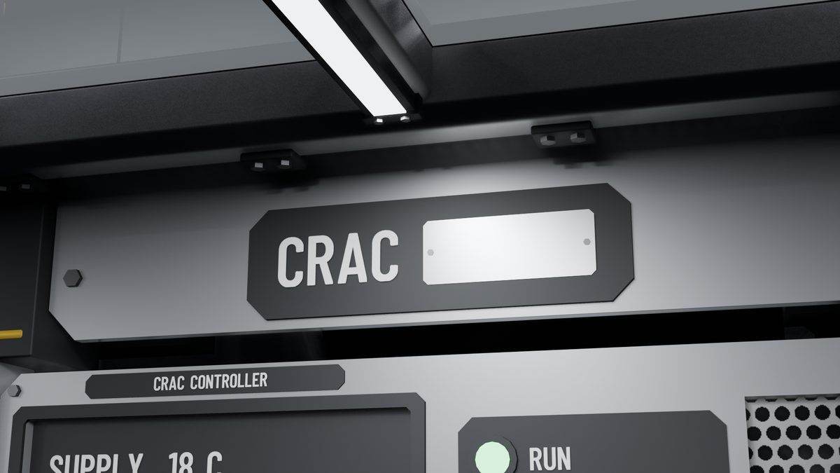 Close-up of the cooling unit's top plate and controller